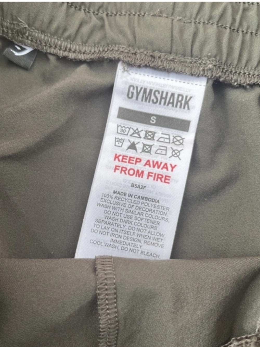 Gym Shark Women’s Dark Green Shorts Size S - Picture 6 of 8